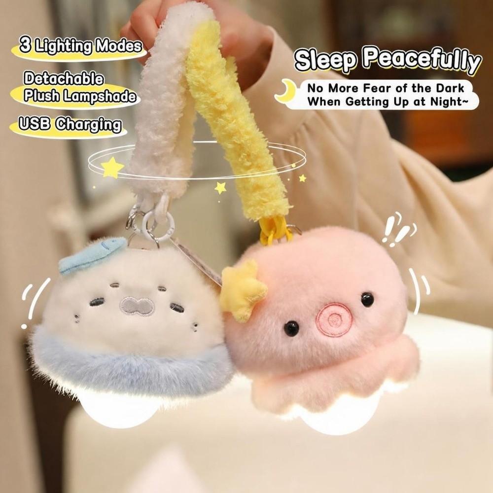 Duck Monkey Hanging Bed Light Cat Dog Rabbit Dormitory Night Light  Home Decoration