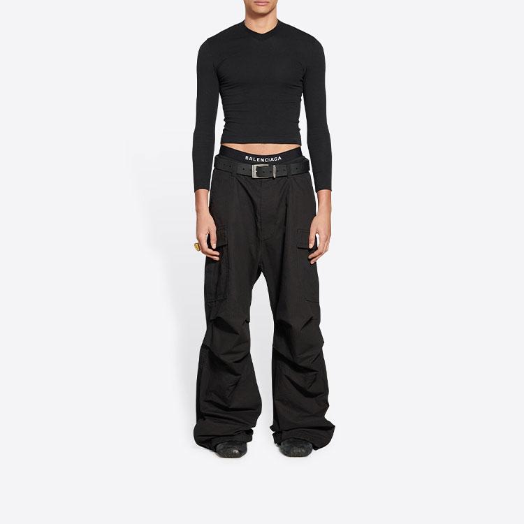 Balenciaga FW22 Cargo Pants Men's Black 704704TKP271000