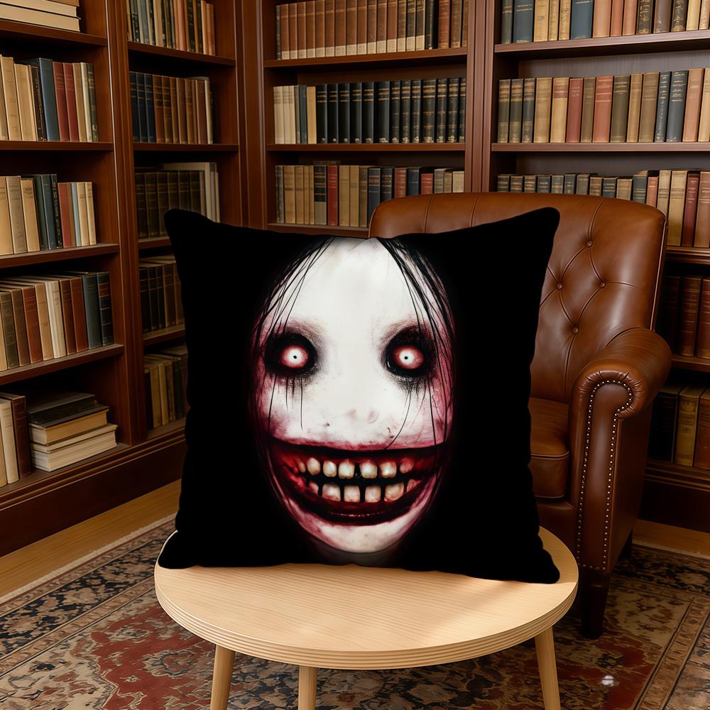 Наволочка для подушки Creepypasta Джефф Убийца Подарки на День Рождения, Юбилей, для Дома и Офиса Мягкая, Приятная для Кожи Наволочка