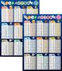 Bath School Indian Style Multiplication Table Rows Rows Bath Poster Set of 2 Made In Japan Arithmetic Educational Learning Multiplication Table A2
