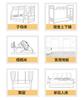 Upgraded sleeping grid and cooling mat style full bottom mosquito net with six strand bracket and high internet celebrity folding mosquito net