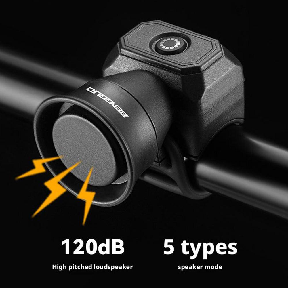 5 режимов велосипедный электрический звонок клаксон велосипедный USB зарядка горные аксессуары противоугонные дорожные Mo G4D7