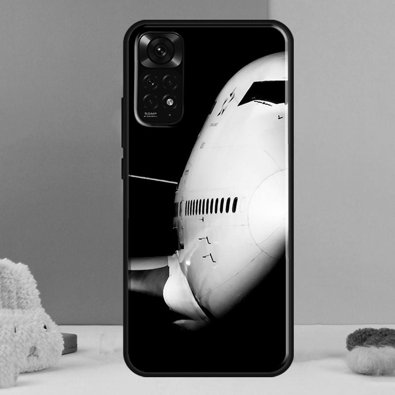 Кейс для телефона Xiaomi Redmi Note 12 11 10 9 8 Pro 9S 10S 11S 12S Redmi 12C 9A 9C 10A 10C с рисунком самолета, для полетов и путешествий, Чехол