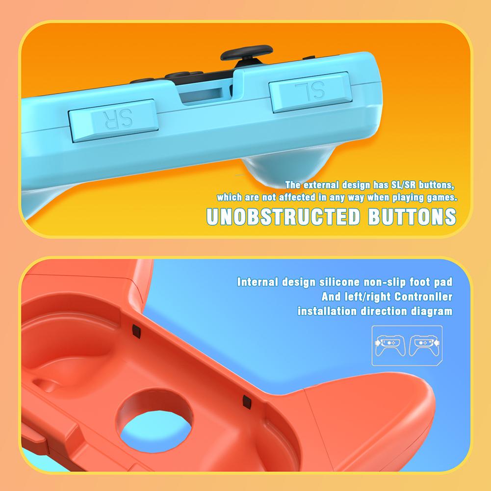 Рукоятки для Nintendo Switch 2 Joy-Con Левый Правый Эргономичная рукоятка Joycon для контроллера Switch 2 Joy Con Игровые аксессуары, 2 шт.