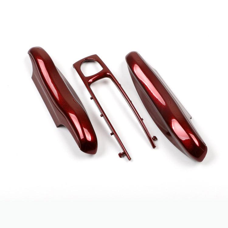 Fits Porsche Key Shell: New Cayenne, Macan, Panamera, 718, Taycan - Ice Raspberry Pink Matte Gray Solid Color