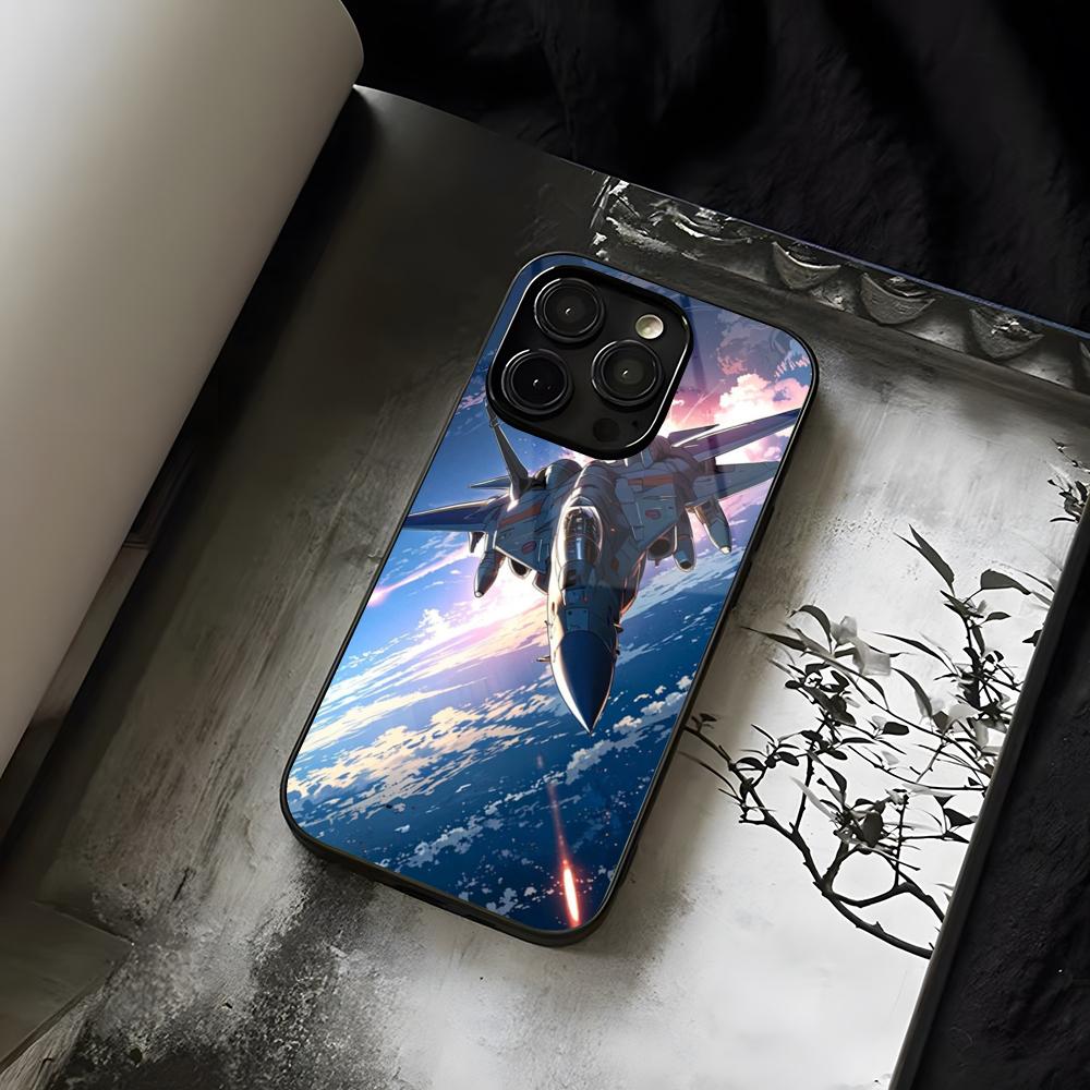 Постер Истребитель F-22 Raptor Чехол для телефона Для IPhone 14 13 17 12 16 15 11 Pro XS Max Plus Mini X XR Закаленное стекло SE2020 Чехол