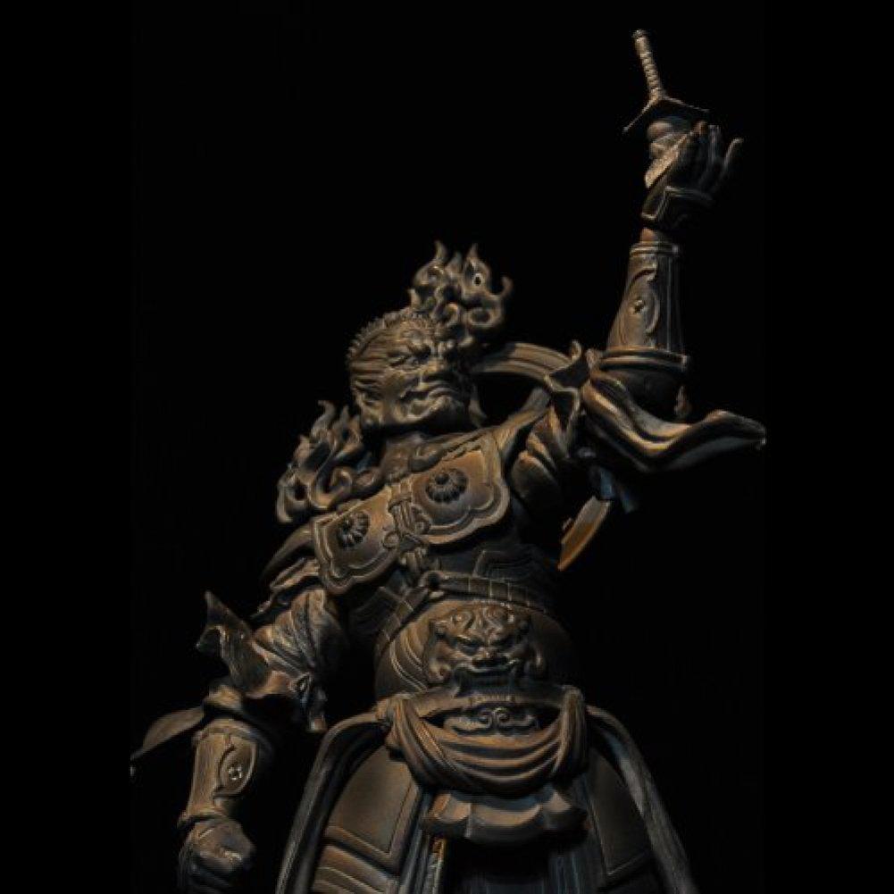 Revoltech Takeya 001EX Тамон-тэн Версия под дерево ABS ПВХ Раскрашенная фигурка Действия Без масштаба и