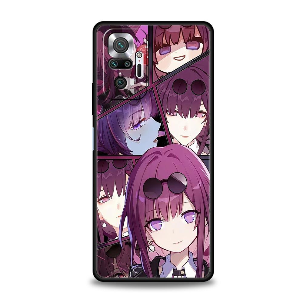 Чехол для телефона Honkai Star Rail Gepard Bronya для Xiaomi Redmi Note 13 12 5G 11 10 Pro 4G Plus 9S 9 8 7 9T 8T 10C 9C 9A, мягкий чехол