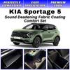 Комплект звукоизолирующего тканевого покрытия Comfort для KIA Sportage 5 — звукоизоляция и акустический контроль для тихой, бесшумной езды