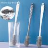 Silicone Cup Brush Baby Bottle Cleaning Brush Long Handle Water Bottles Cleaner Glass Cup Cleaning Brush Kitchen Cleaning Tools
