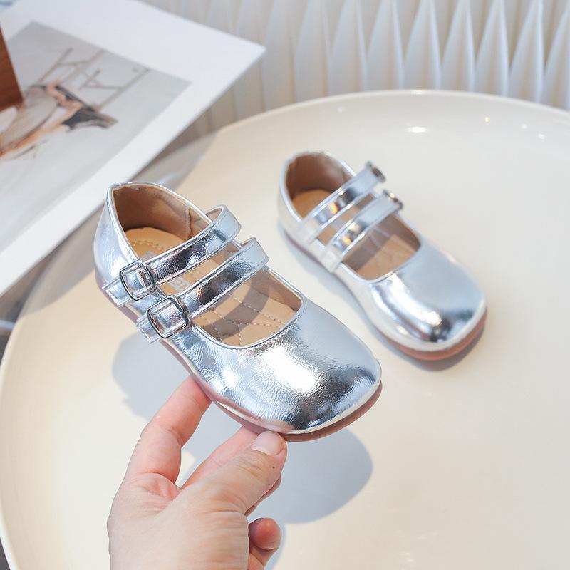 Summer Sandals New Fashion Simple Kid Shoes Comfort Soft Anti Slip Girls Shoe Exquisite Princess Daily Versatile Leather Shoes