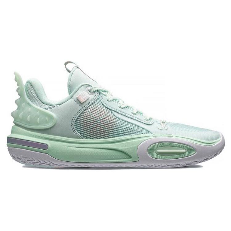 Баскетбольные кроссовки Li Ning All City 11 Youth Version с нескользящей износостойкой дышащей подошвой, детские кроссовки Soft-Water-Blue ABPT005-4