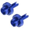 2 шт. Синий 8 мм мотоциклетный рычаг тормоза сцепления регулировочный винт болт M8x1.25 трос сцепления регулировочный винт