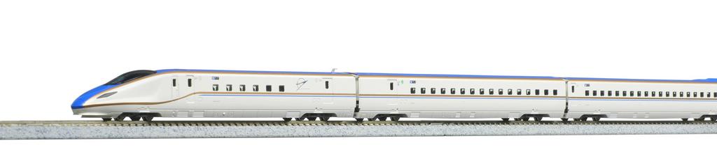 KATO N Gauge E7 Series Hokuriku Shinkansen Shiny Basic Set 3 Cars Railway Model Train 10-1980