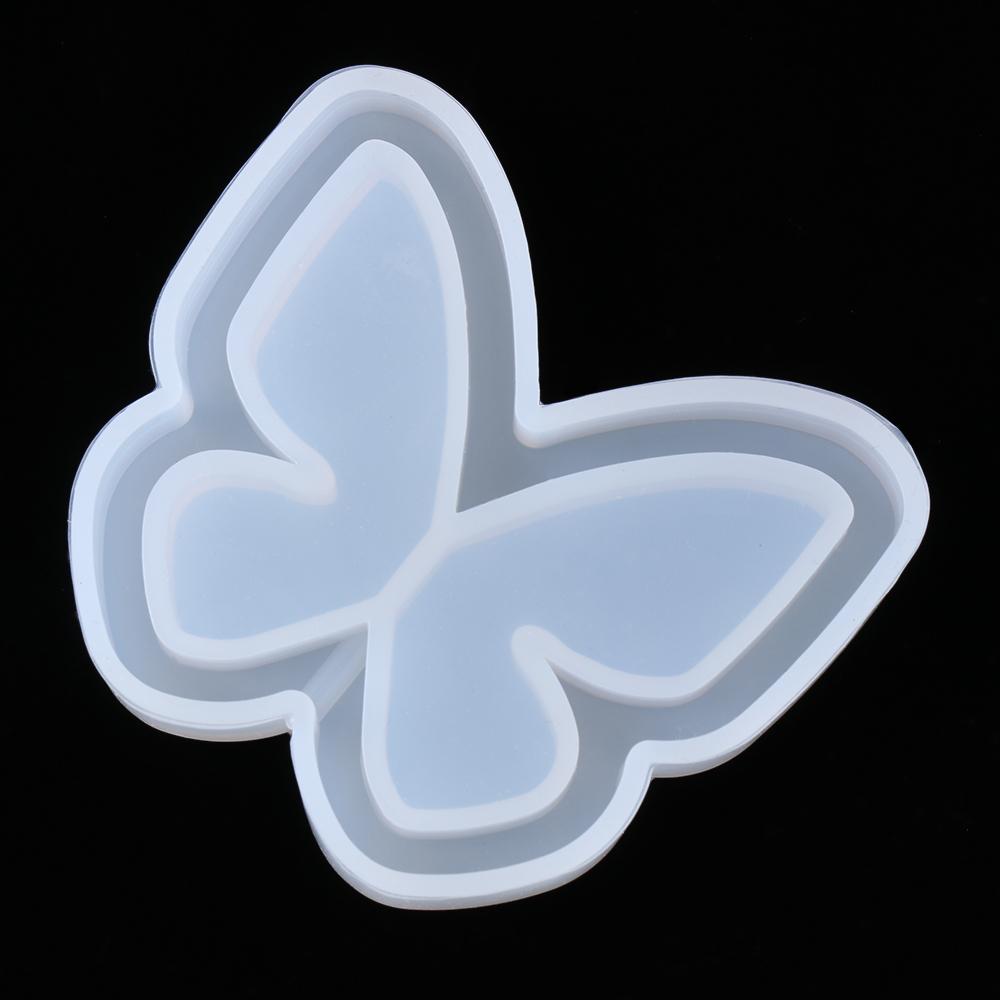 Crystal Pendant UV Epoxy Quicksand Silicone Mould Shaker Resin Mold Hanging Tags Key Chain Molds