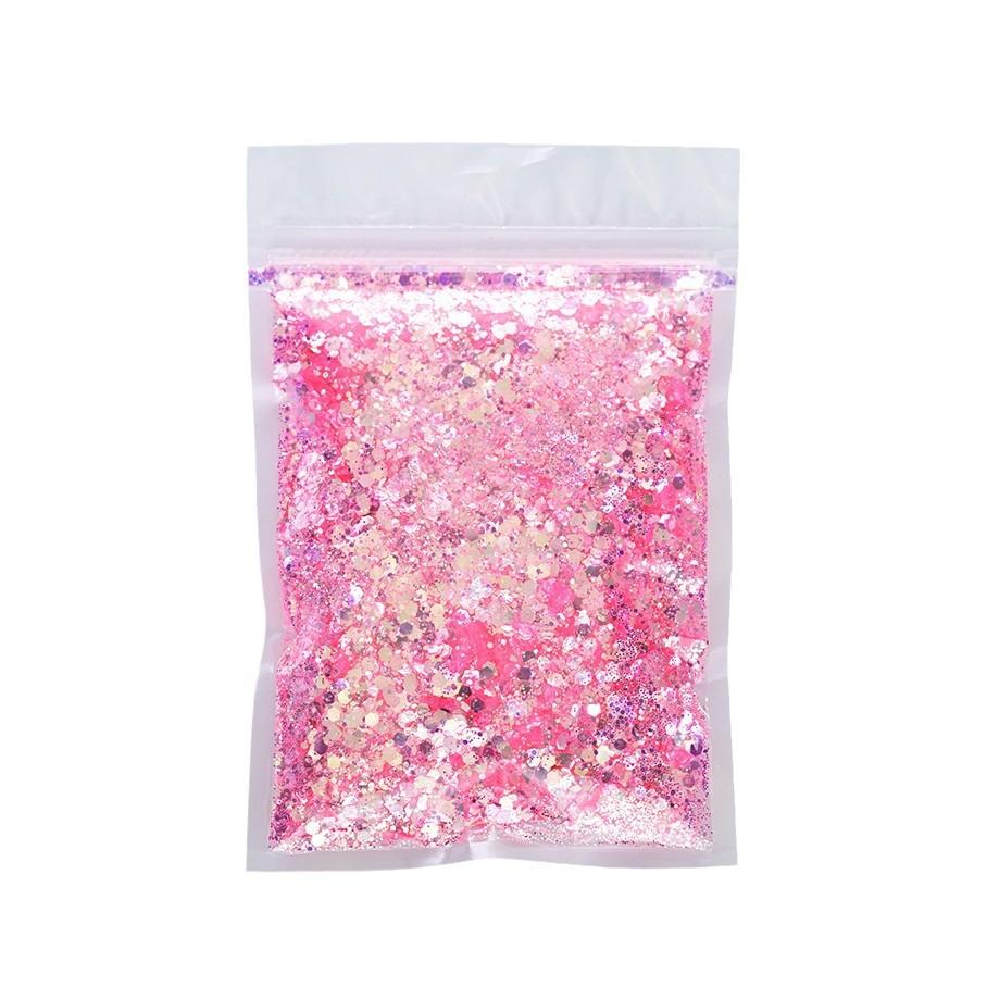 Laser Mixed Glitter Nail Art Decoration Pet Symphony Sweet Ladies Nail Art Decoration Glitter Sequins