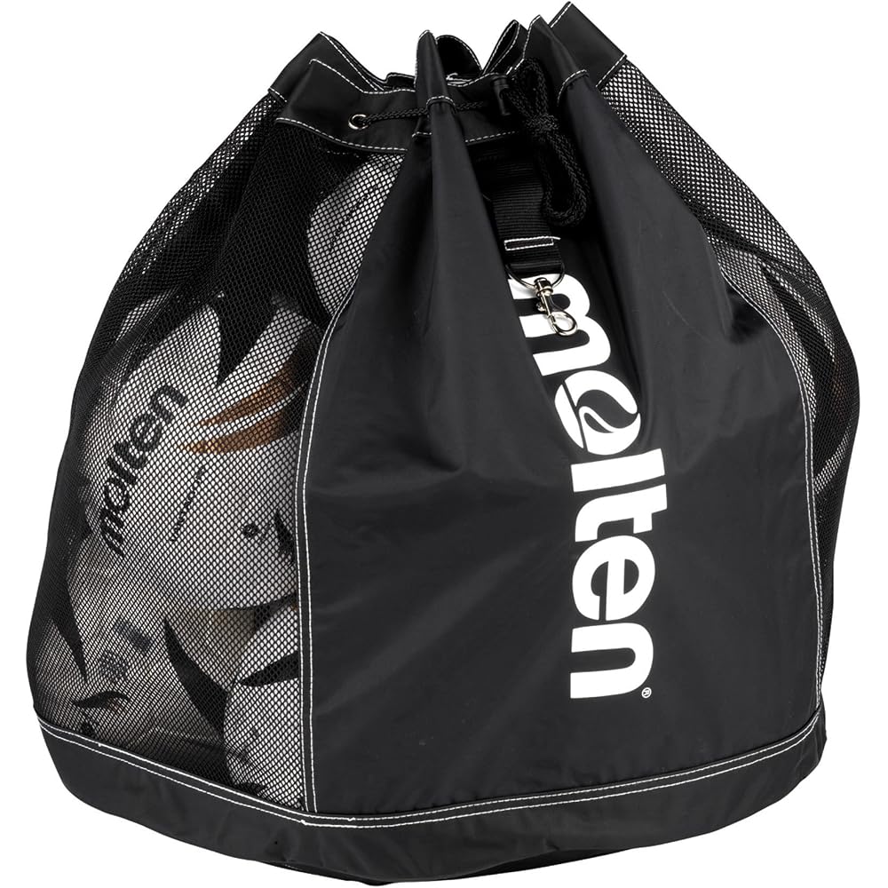 Molten Mesh Ball Bag L Size Sports Equipment Storage Bag for Basketballs, Soccer Balls, and Volleyballs