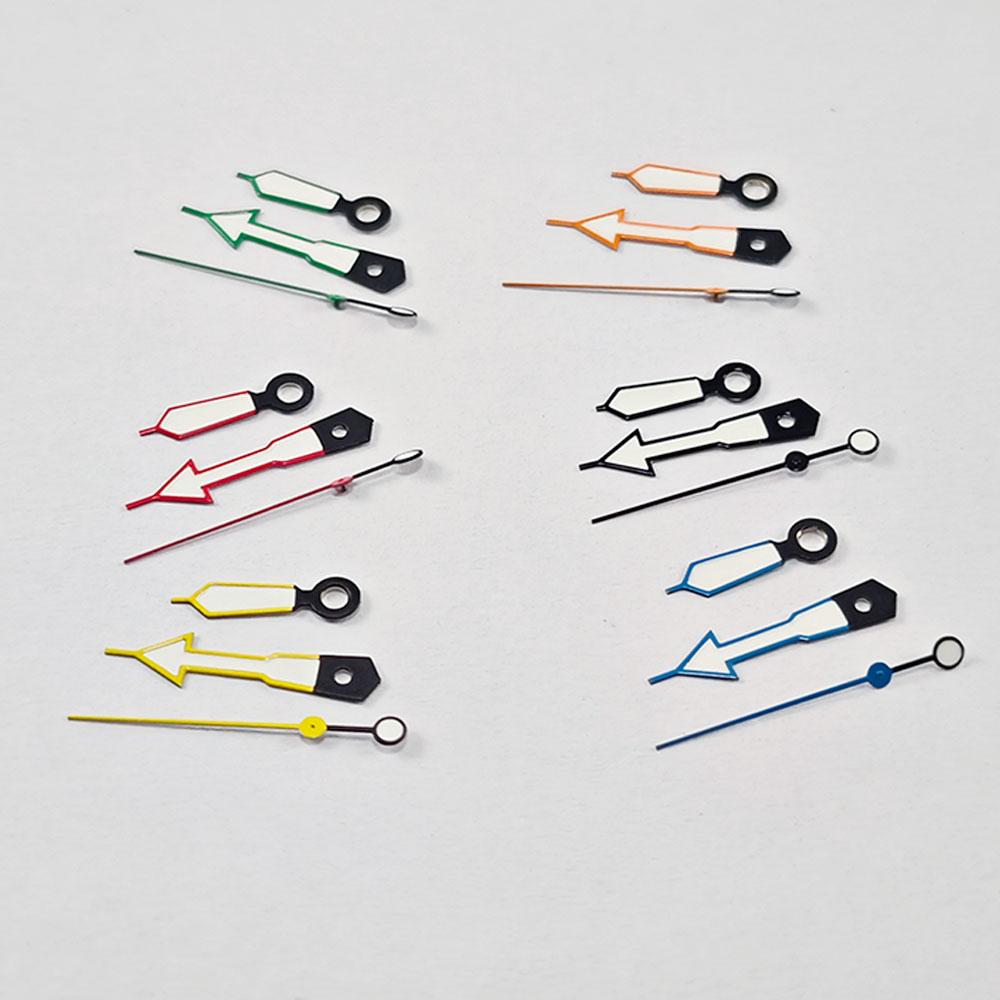 NH35 Watch Hands 8.5*12*12.5mm NH34 NH35A NH36 7S36 4R36 Pointers Green Luminou Orange Red Blue Green Black for Seiko Part