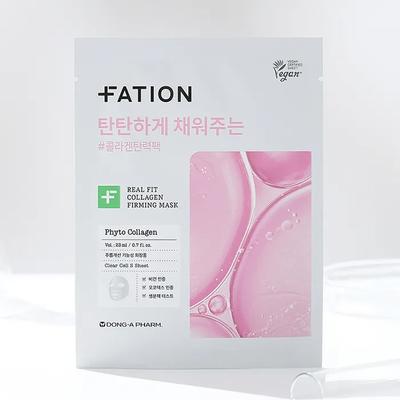 Real Fit Collagen Укрепляющая маска-пак 1 лист