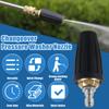High Pressure Washer Spray Nozzle Kit  1/4"Quick Connect 360 Rotating Turbo Nozzle Sprayer 4000 PSI Multiple Degree Spray Nozzle