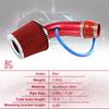 Universal Car Cool Air Intake Kit 3 Inch Diameter Pipe Aluminum Automotive Filter Cold Air Filter Aluminum Pipe Auto Accessories
