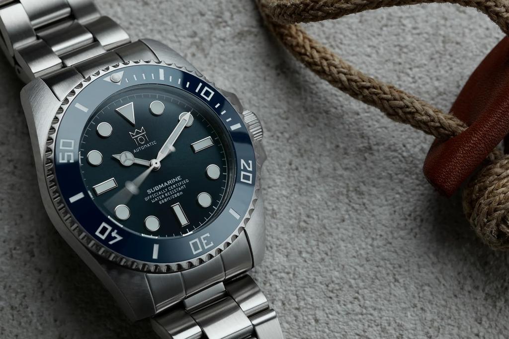 НОВАЯ модель Hyakuichi Ceramic Bezel Watch Mechanical Automatic Hand Factory Automatic 200m Waterproof Reverse Rotation Prevention Crown Watch Deep