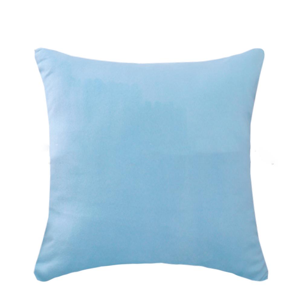 Pillow Cushion Cover Pure Candy Color Household Goods Cover Suede Pillow Nordic Style