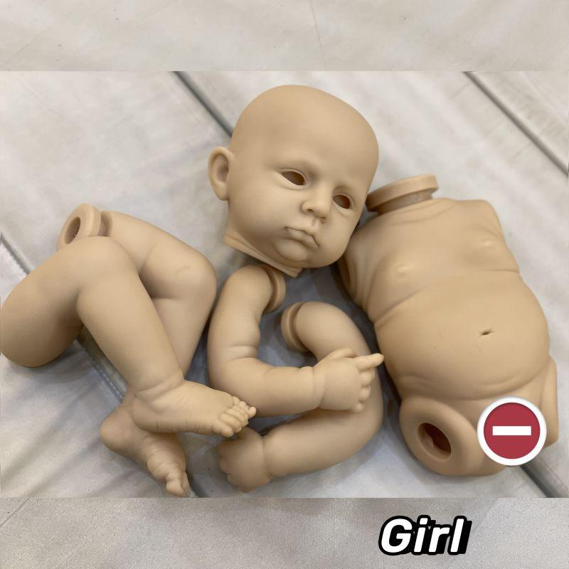 18-20 дюймов Кэмерон Реборн для мальчиков и девочек, мягкий винил на все тело с 3D нарисованными венами, видимые реалистичные настоящие куклы реборн и наборы неокрашенных кукол