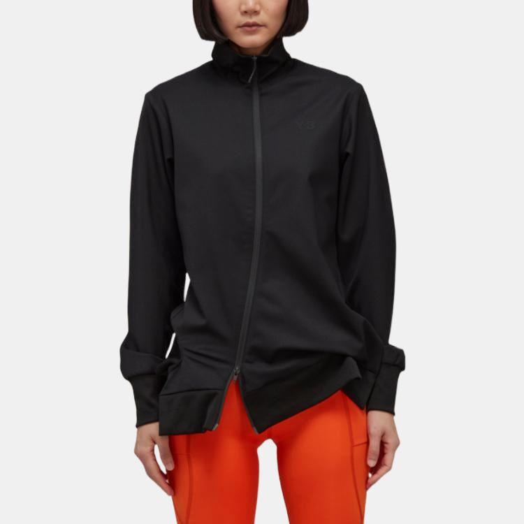 Y-3 FW22 Solid Classic Zip Sports Jacket Women Jacket Black HN4321