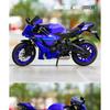 1/10 Yamaha YZF-R1 Сплав Литой Модель Мотоцикла Коллекция Транспортных Средств Звук и Свет Внедорожный Мотоцикл Игрушки Машина