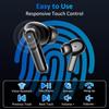 Беспроводные наушники Bluetooth 5.4 6 микрофонов ENC Шумоподавление Глубокий бас Hi-Fi Стерео Светодиодный дисплей 48 часов воспроизведения Наушники IPX7 Android iOS