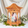 Chinese-Style Mini Humidifier & Night Light - USB- Portable Cool/Dry Mist Air Humidifier with Traditional Pagoda/Tortoise Design, ABS Quiet Operation
