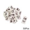50Pcs Accessory Label Double-sided Handmade Butterfly Labels Carton Cat Garment Accessories Love Shape Cotton Sew Accessories