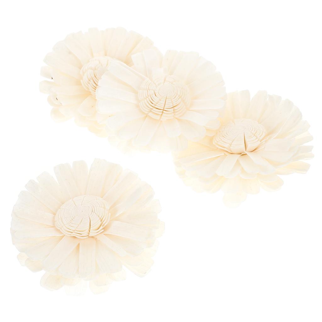 4 шт. хлопковых цветочных украшений, многоцелевой диффузор для сухих цветов, диффузор для эфирных масел, цветок своими руками