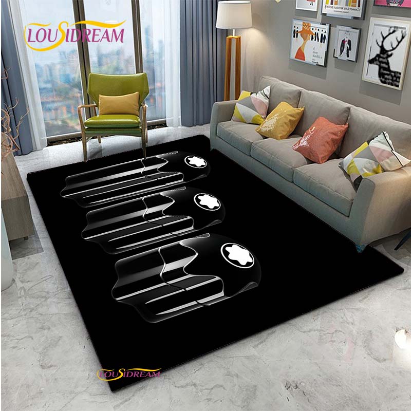 Fashion PEN-M-MONT-B-BLANC NonSlip Rug for Living Room,Bedroom,Playroom,Kitchen,Door Prayer Floor Mat Decor Rug Gift Alfombra