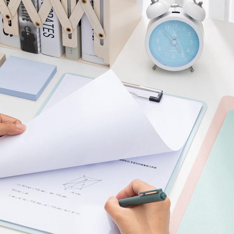 Водонепроницаемый планшет для записей Папка для документов Держатель для документов Папка для школьных принадлежностей Утолщенные зажимы для досок Офисные принадлежности