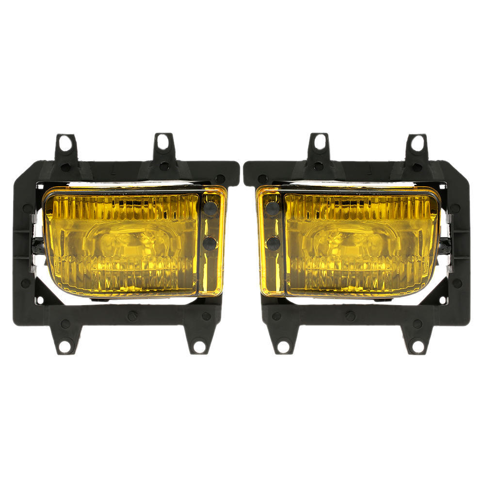 KKMOON 2pcs Left & Right Front Fog Light Transparent Plastic Lens Kit for BMW E30 3-Series 1985-1993