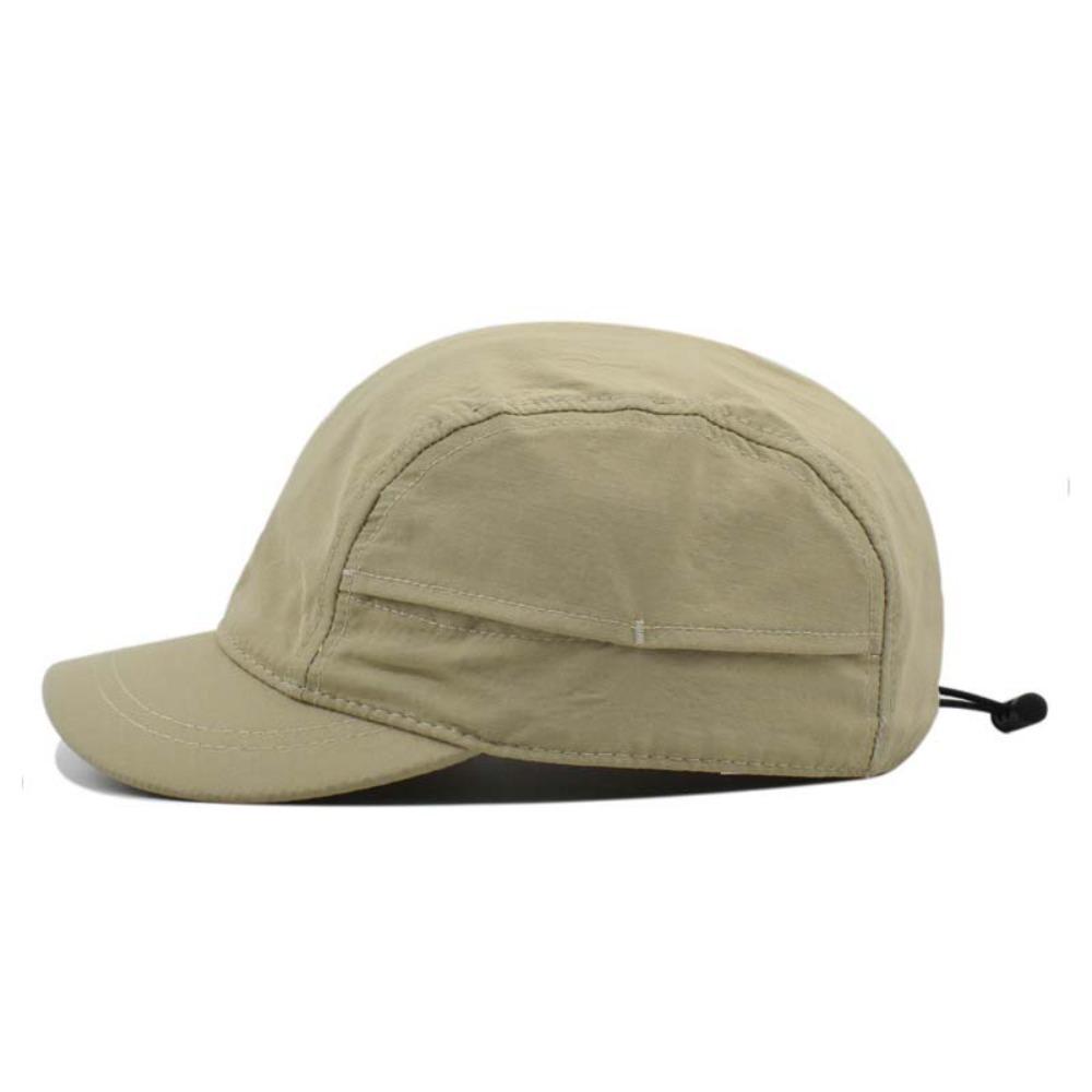 Japanese Style Short Brim Baseball Cap Nylon Peaked Cap Versatile Sun Hat Men