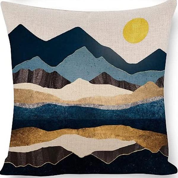 Абстрактная наволочка цвета Моранди, Минималистичная декоративная наволочка, Абстрактная эстетика, Подушка для дивана, Чехол для подушки