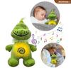 38cm Breathing Monster Kawaii Plush Doll Cartoon Soothing Toy Music Airbag with Light Baby Soothing Sleep Toy Gift