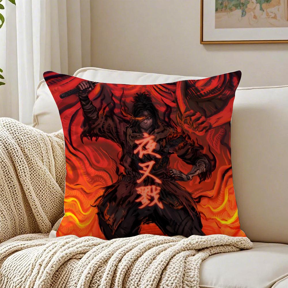 game SSekiro SShadows Die Twice Cushion Cover Pillowcase Antidustmite living Room Sofa Decor Cushion Room
