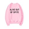 Толстовка Alive Out of Spite с надписью «Уход за психическим здоровьем», мотивирующая толстовка с капюшоном для женщин, толстовка с длинным рукавом, свитер для терапевта