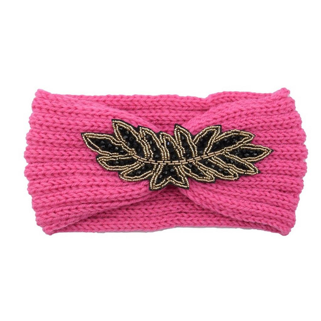 Модная женская однотонная спортивная повязка для волос на голову, термальная повязка для волос для девочек