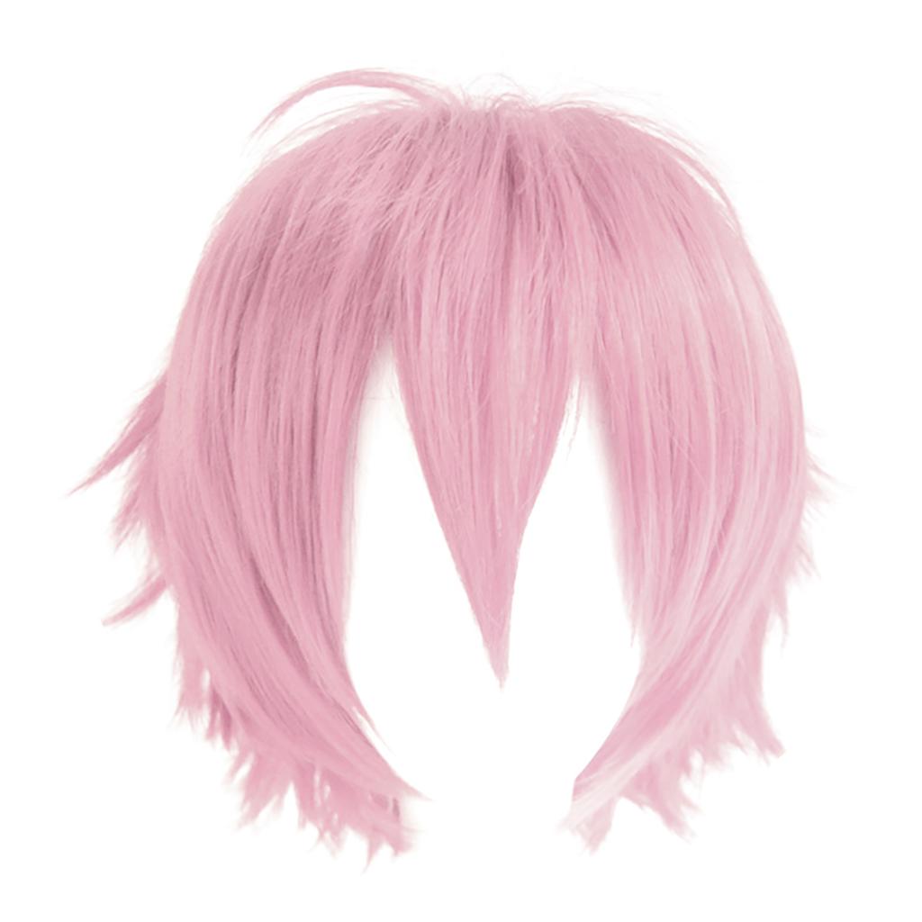 Wig Men's Short Spiky Layered Hair Composes A Halloween Anime Role-Playing Wig