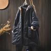 Женские винтажные парки с капюшоном, пальто на пуговицах, зимние, с длинным рукавом, с карманами, теплые аркасы