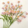 6 Pcs Handmade Knitted Flowers Crochet Flower Bouquet 40cm Artificial Lily of The Valley Crocheted Flower Arrangements for Home Wedding Table Decor