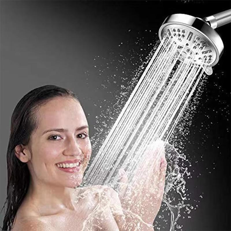 9 Spray Setting High Pressure Rainfall Fixed Overhead ABS Shower Head Rain Showerhead