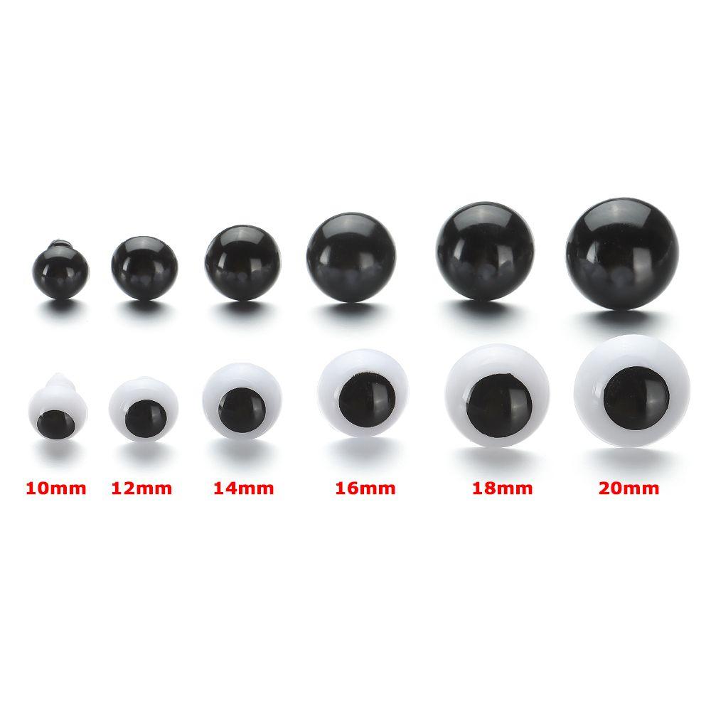 20pcs/10pairs High Quality Accessories DIY Eyeball Doll Making Crafts Safety Animal Toy Plastic Eyes