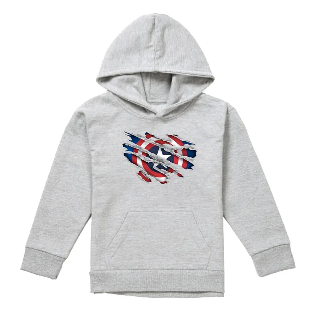 Captain America Childrens/Kids Pull Over Hoodie