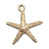 Кулон из сплава «Морская звезда» и «Раковина» из 16-каратного золота - Аксессуар для украшений ручной работы